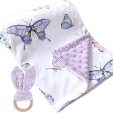Baby Blankets for Boys Girls Soft Minky Blanket for Newborn Infant Used for C...