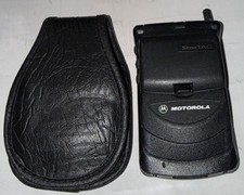 Vintage Motorola StarTAC Mr501 Flip Cell Phone Black Case Untested Retro