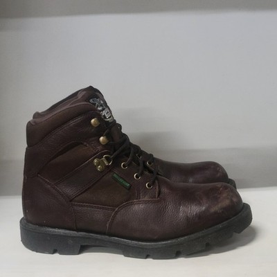 Georgia Boot Homeland Steel Toe Boot Brown Mens Size 9.5M