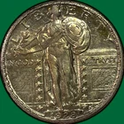 1928 Standing Liberty Quarter Choice Almost Uncirculated AU+ Coin #40280