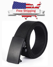 Men's Plastic Cam Buckle Nylon Canvas Tactical Waistband Webbing Military Belt