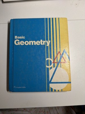 Basic Geometry Jurgensen Brown Houghton Mifflin 1988 Hardcover Textbook