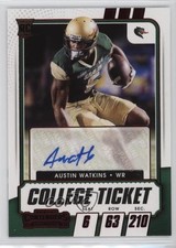 2021 Contenders Draft Picks College Game Ticket Red Austin Watkins Jr Auto 0u2j