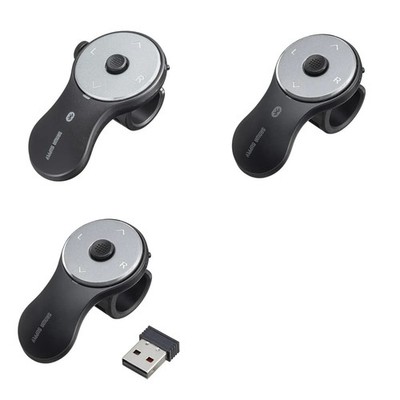 Sanwa Supply Ring Mouse Bluetooth Wireless Scroll MA-BTRING5BK aus Japan