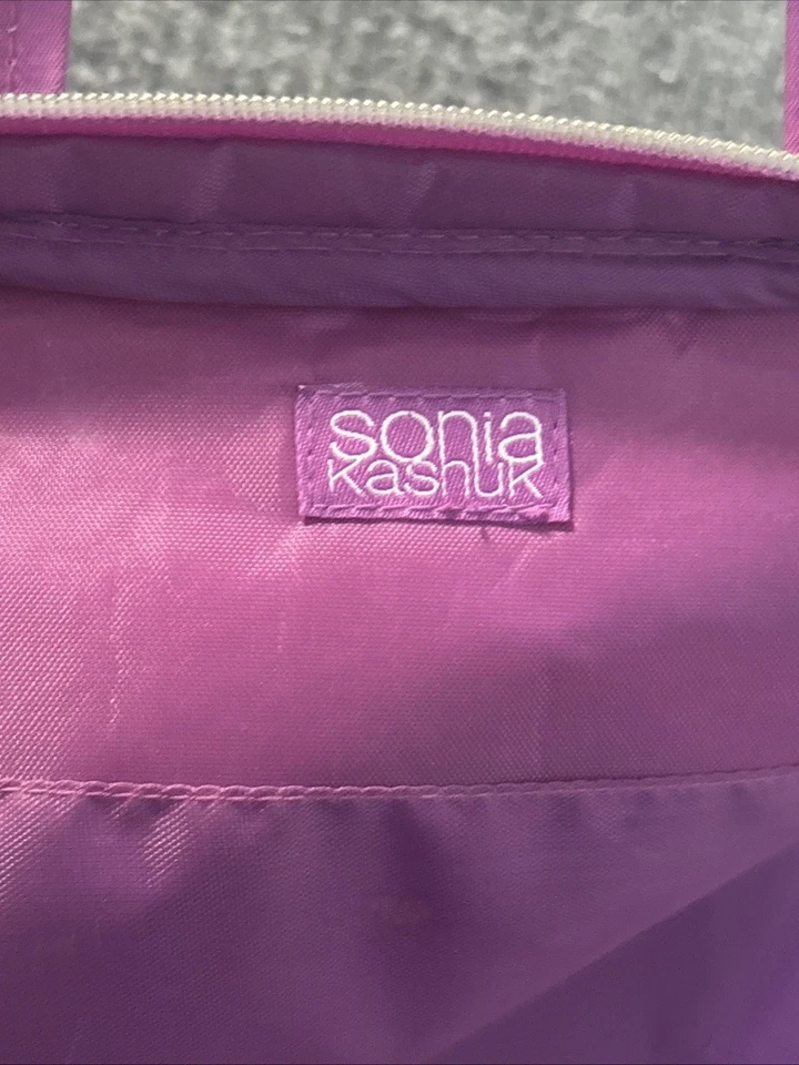Sonia Kashuk Bolsa Fin de Semana Maquillaje Cosmético Viaje Organizador Doble Cremallera Foto 4 de 4