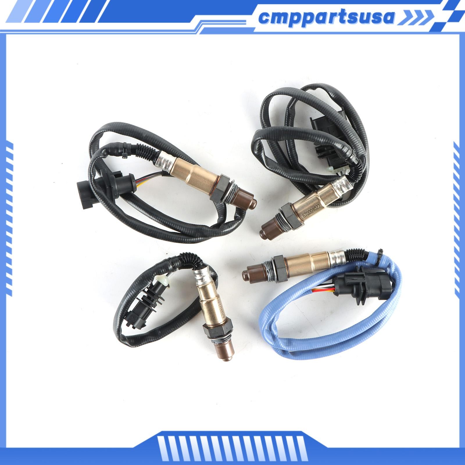 4pcs Oxygen Sensor For 2014-2020 Maserati Ghibli S Q4 Quattroporte Levante 3.0L