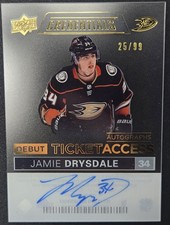 2021-22 Upper Deck Credentials - Acetate Jamie Drysdale Auto 25/99 FLYERS