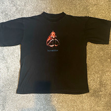 Vintage The Prodigy Breathe Shirt Mens XL Black UK Tour 96 Rock Band Tee VGC 90s