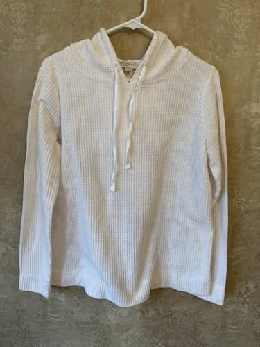 OFF WHITE Felpa con cappuccio The Loft crema media