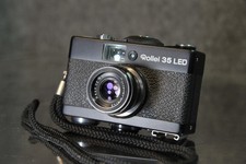 Rollei 35 LED 35mm Film Camera 40mm f3.5 Triotar Lens - Battery Tested Working