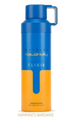 ARMAF ODYSSEY MANDARIN SKY ELIXIR PAEFUME BODY SPRAY 6.8 OZ FOR MEN (UN BOX)NEW