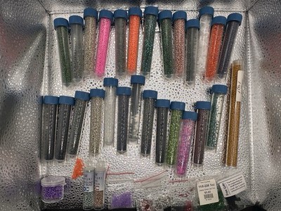 Glass Seed Bead Lot 30 Tubes - Various Colors  - Miyuki