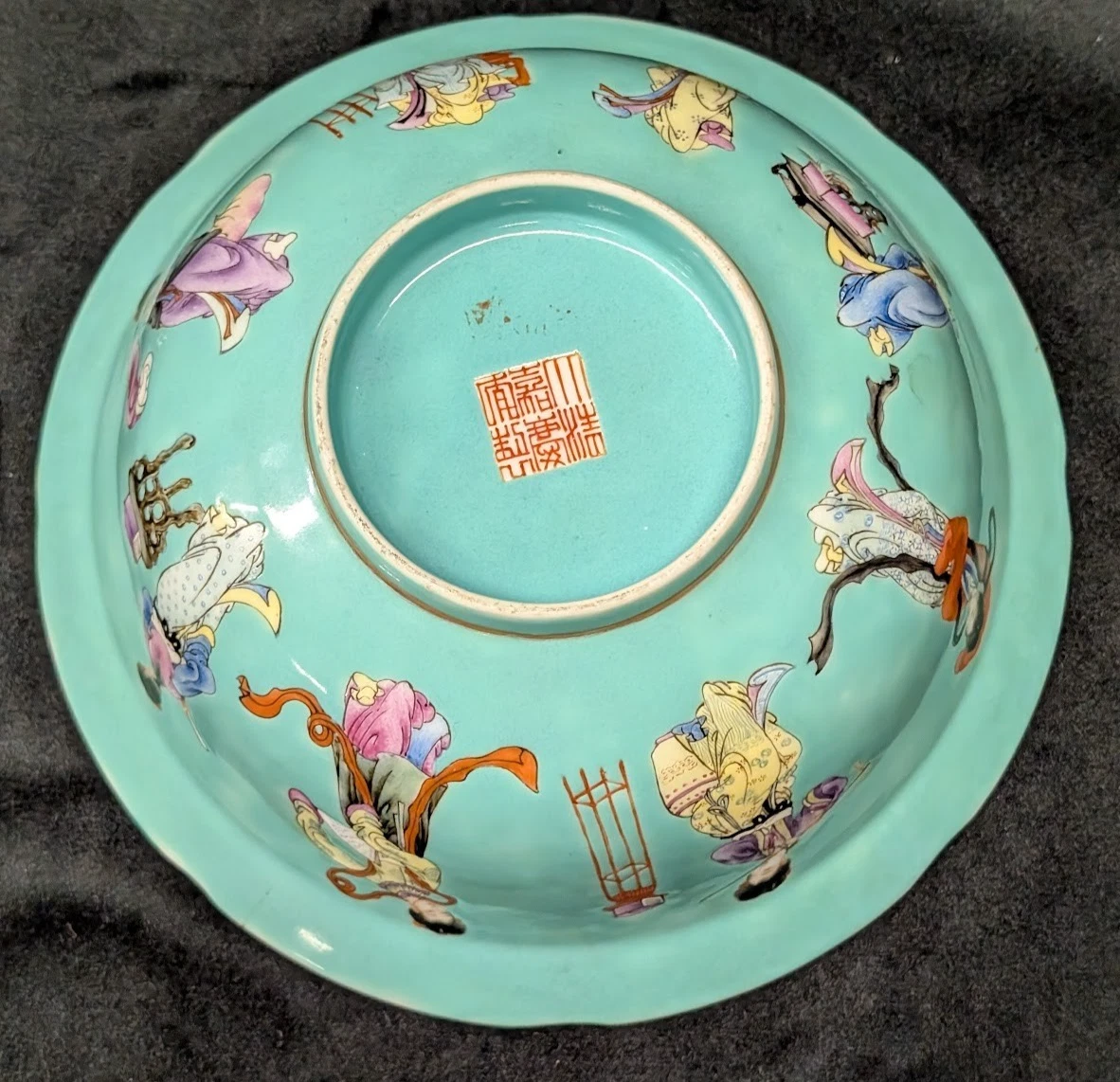 粉彩唐子紋煎茶碗 五客 清朝期 中国美術 中国古玩 粉彩唐子紋煎茶碗 五客 清朝期 中国美術 中国古玩