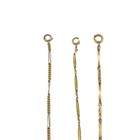 Gold Filled Victorian 13in-23in Pocket Watch Fob T-Bar Chain Lot of 5 #M1430-5 — photo 3