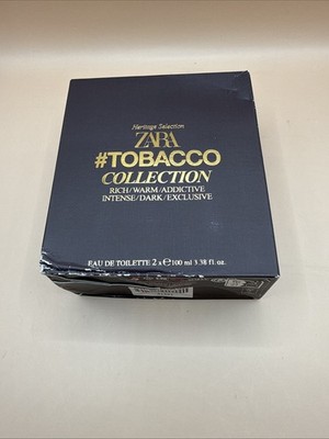 Zara TOBACCO Rich Warm Addictive + Intense Dark Set Eau Toilette Men 3.4oz 100ml