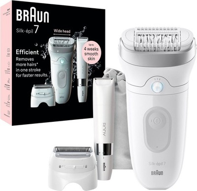 74642958 BRAUN Epilierer Silk-épil 7 7-441 Rasier-& Trimmeraufsatz, Mini-Rasiere