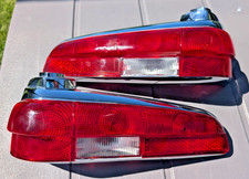 Nos Mercedes 60-65 W110 W111 All Red Taillight Lens Pair 190c 190d 220b Nos Mercedes 60-65 W110 W111 All Red Taillight Lens Pair 190c 190d 220b