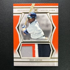 2025 Topps Definitive Jumbo Patch Relic Tony Gwynn Orange /25 Padres