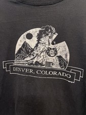 Delta Cotton Vintage Double Layer T-shirt XXL Denver Colorado Y2K USA Made