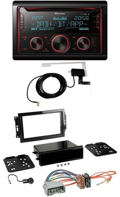Pioneer 2DIN MP3 DAB USB CD Bluetooth Autoradio für Chrysler 300C Dodge Caliber