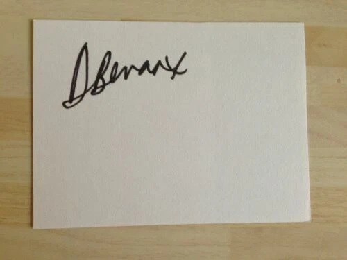 Signed Cards Surname Initial B Certified Original Collectable TV Autographs