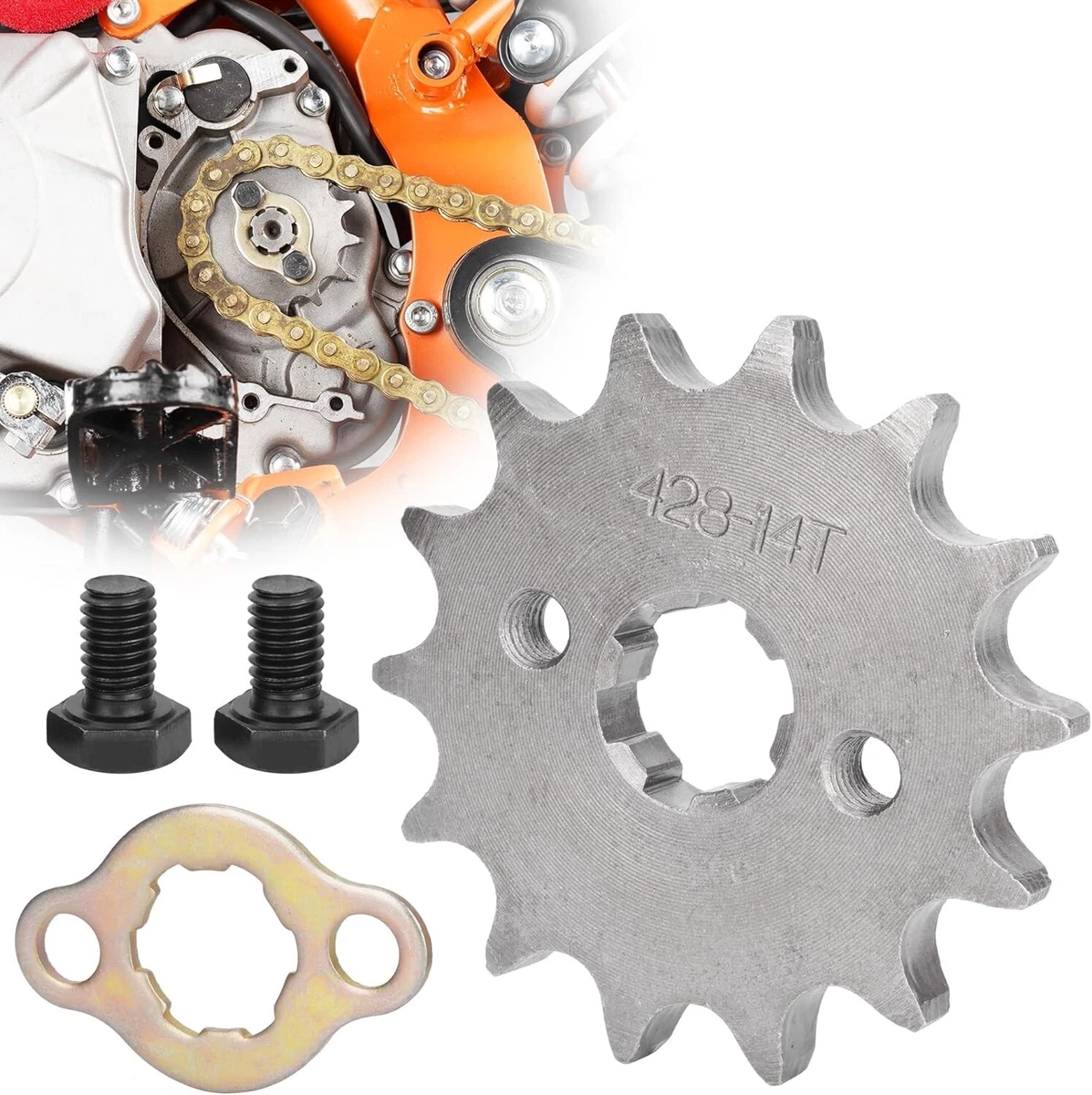 70cc bike chain best sale sprocket