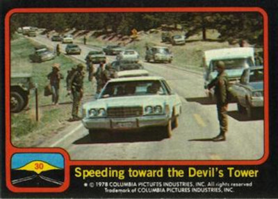CLOSE BEGEGNUNGEN DER DRITTEN ART TRADING CARD # 30 1978 TOPPS USA SPIELBERG