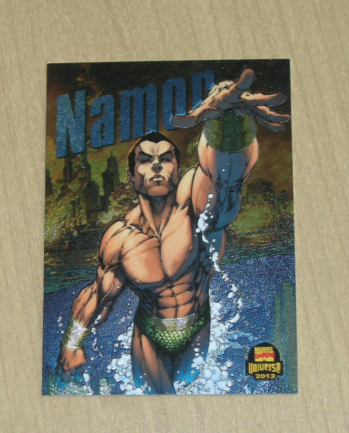 2013 UD Marvel Fleer Retro Power Blast insert card NAMOR #14