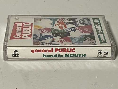 General Public Cassette Tape Hand To Mouth 1986 80s New Wave Alt NEW SEALED NOS - Picture 8 of 8