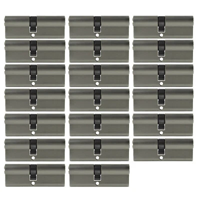 LÖWEN SICHERHEIT 20x Profilzylinder 95mm 45/50mm 100x Schlüssel Gleichschließend Zylinder Schloss