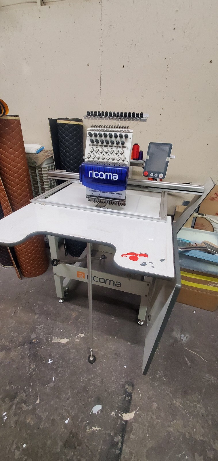 15 Needle Large Space Embroidery Machine SWD 1501 8s eBay