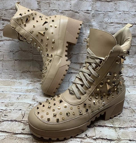 studded spike boots