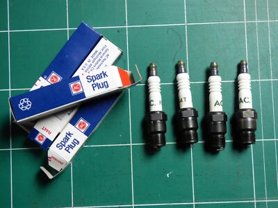 4x Bougies AC DELCO R44T pour Voiture Américaine GM Ford Chrysler - Photo 1/4