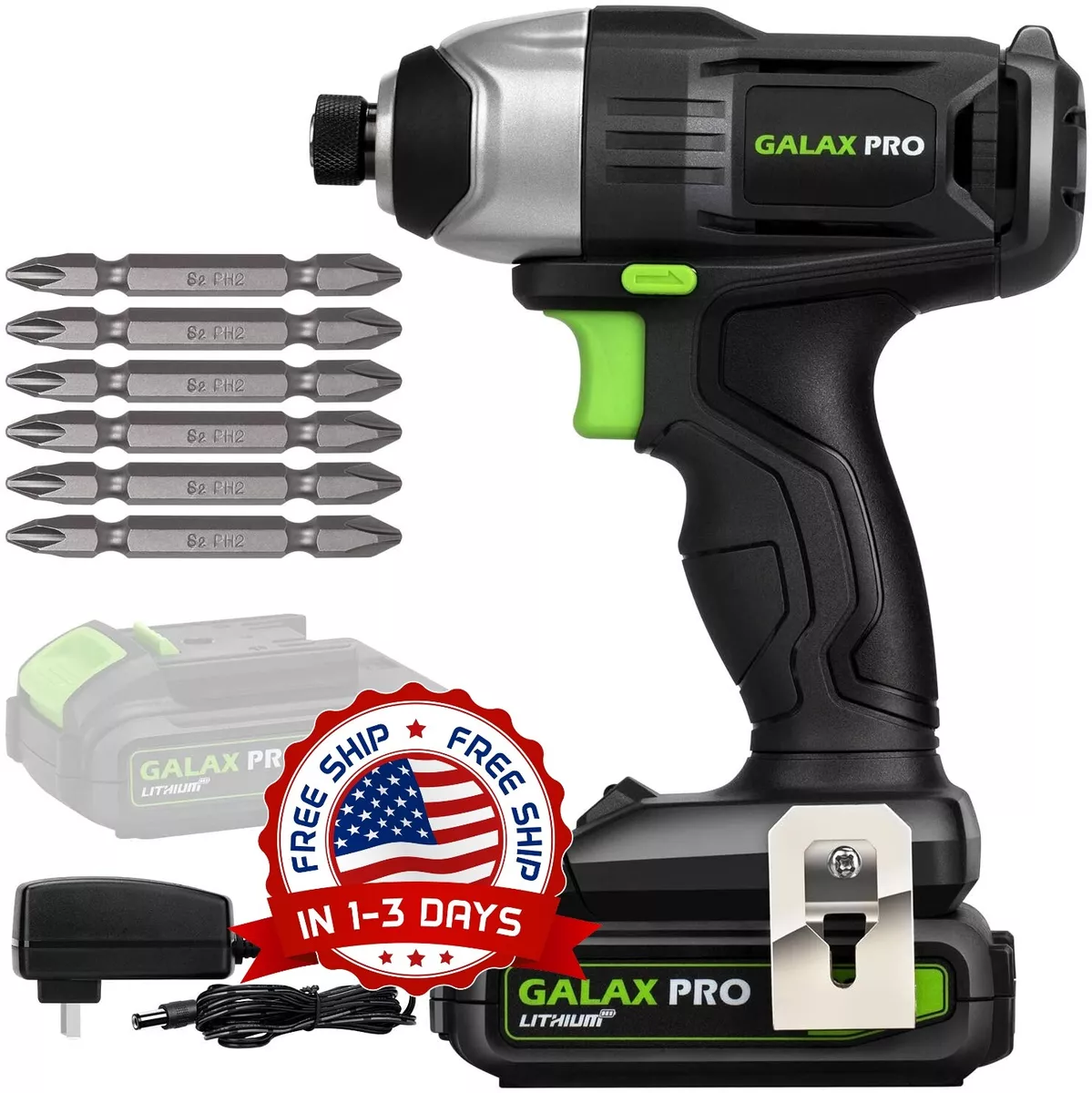 Investigación Río arriba Religioso Pistola De Impacto Electrica Inalambrico Con Bateria Cargador Enchufes 20V MAX | eBay Investigación Río arriba Religioso Pistola De Impacto Electrica Inalambrico Con Bateria Cargador Enchufes 20V MAX | eBay