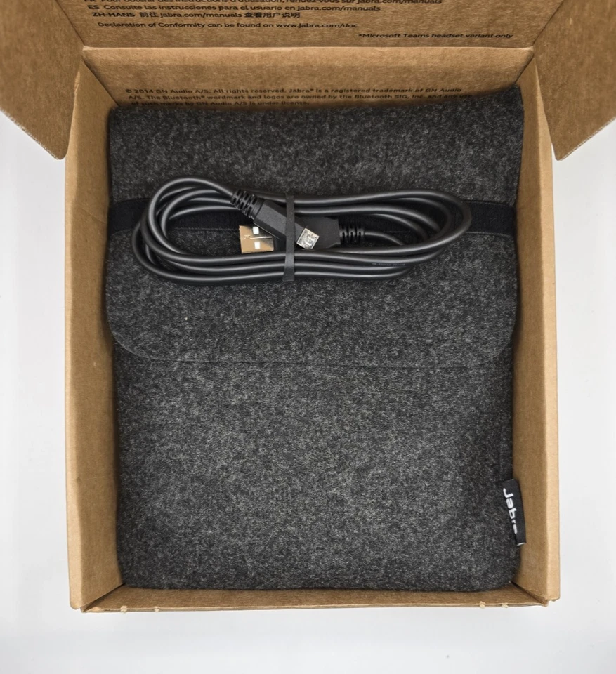 Jabra Evolve 65 SE UC Stereo Link380a Wireless Headset 6599-839-409 - Image 3 of 4