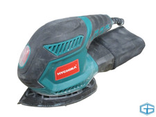 HYCHIKA 200W ELECTRIC SANDER FOR WOOD WITH DUST COLLECTOR WITH SANDPAPER - USED