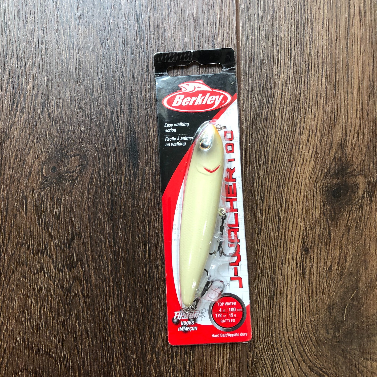 BERKLEY JWALKER 100 (1/2OZ) 4 INCH 15g 100mm Rattles Fishing Lure Hook