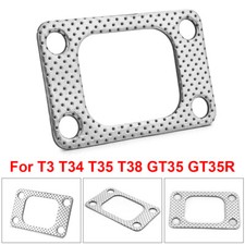 1pc For T3 T34 T35 T38 GT35 GT35R Graphite+Steel Turbo To Manifold Gasket 4 Bolt