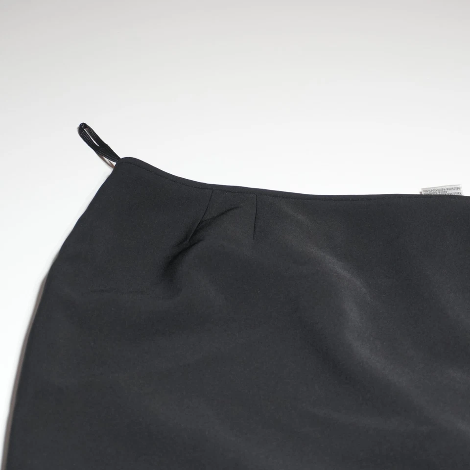 Le Suit Saia Longa Reta Feminina 18 Modesta Formal Preta Totalmente Forrada Sob Medida - Imagem 2 de 4