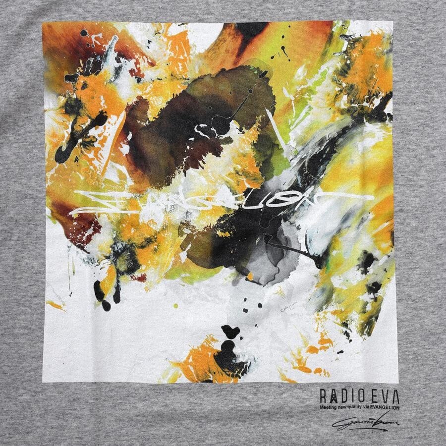 EVANGELION Painting T-Shirt by Cigarette-burns（GRAY(EVA-00)） RADIO EVA A067 EVANGELION Painting T-Shirt by Cigarette
