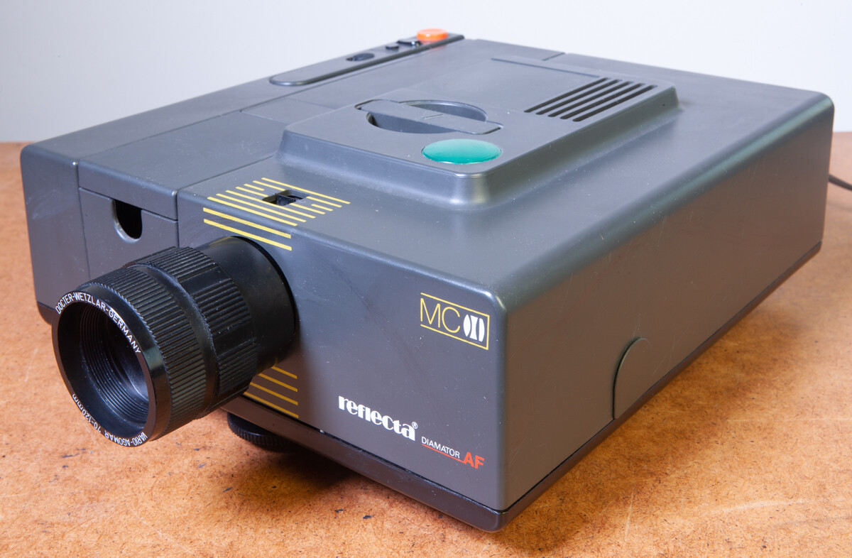 Vintage Agfa Reflecta Diamator AF 35mm Slide Projector Full Working