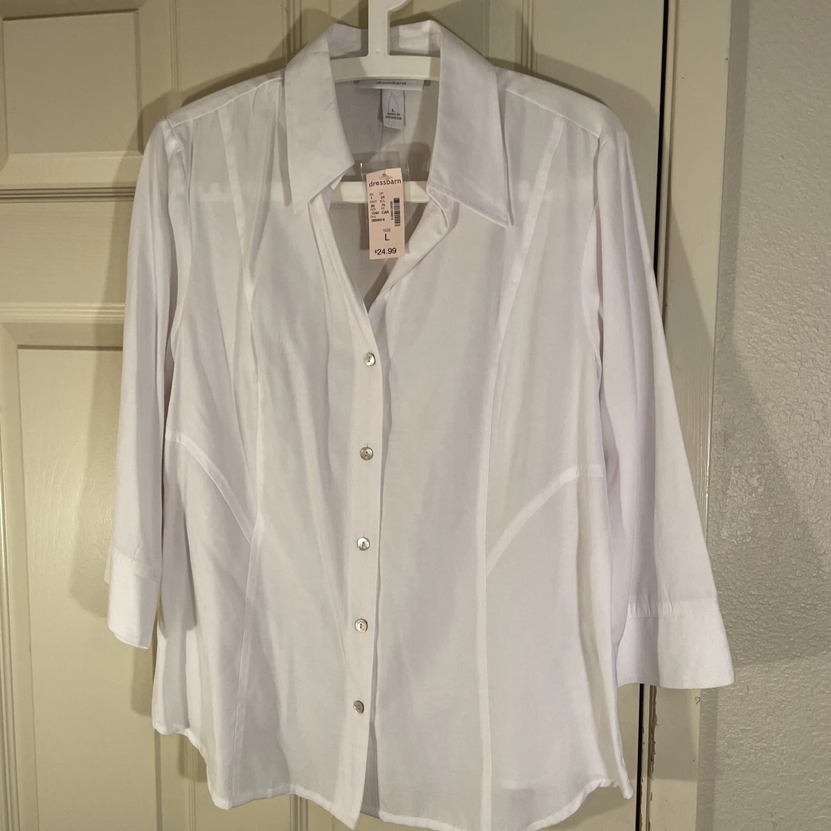 Dressbarn clearance white blouses