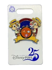 2025 Disney Parks 25th Anniversary Pin Trading Chip & Dale Pin Board OE Pin