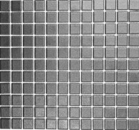 Keramikmosaik Schwarz Grafit Matt Rutschsicher Duschboden 18-0311-R10 | 1 Matte