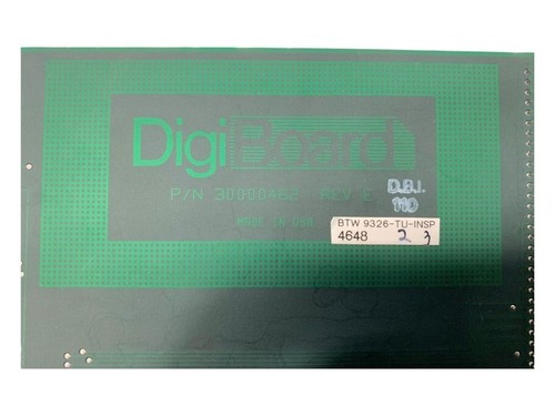 DigiBoard P/N 30000462 REV E Platine Leiterplatine BTW9326-TU-INSP 46233 - Picture 5 of 8