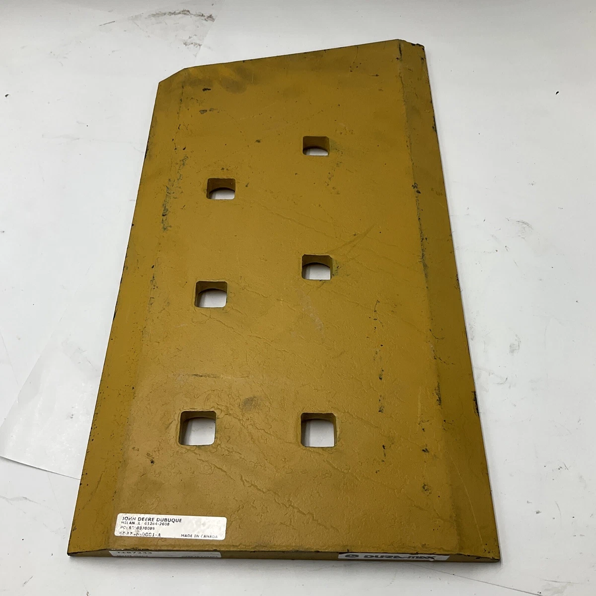 Genuine OEM John Deere Right Side DURA-MAX Cutting Edge T187243  