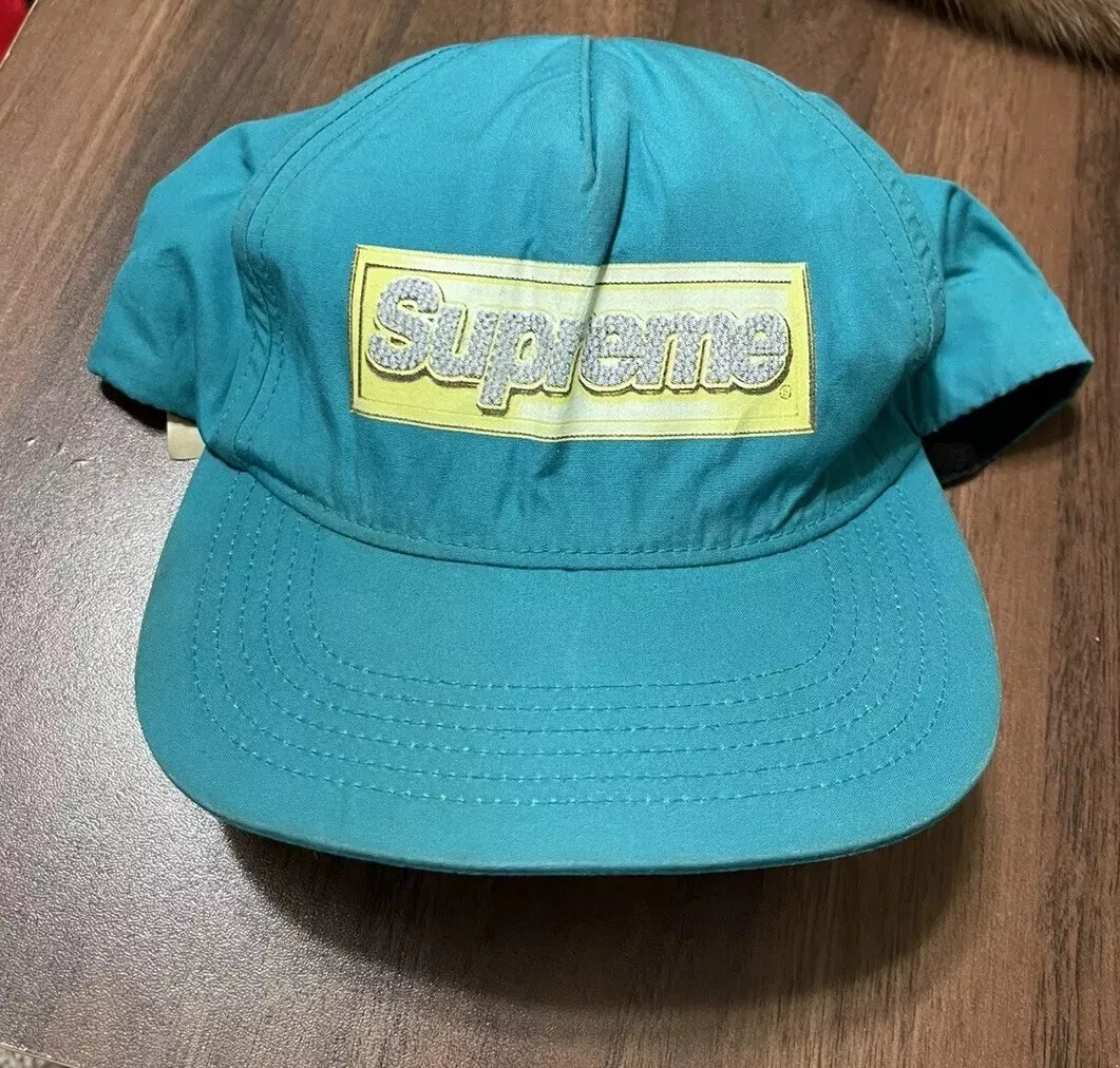 Casquette 5 panneaux Supreme x Starter Bling Box logo rare sarcelle SS13 libération snapback