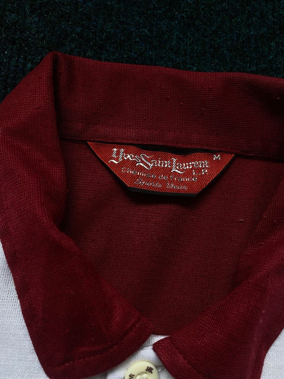 Polo YSL Yves Saint Laurent made in France Vintage taglia:M