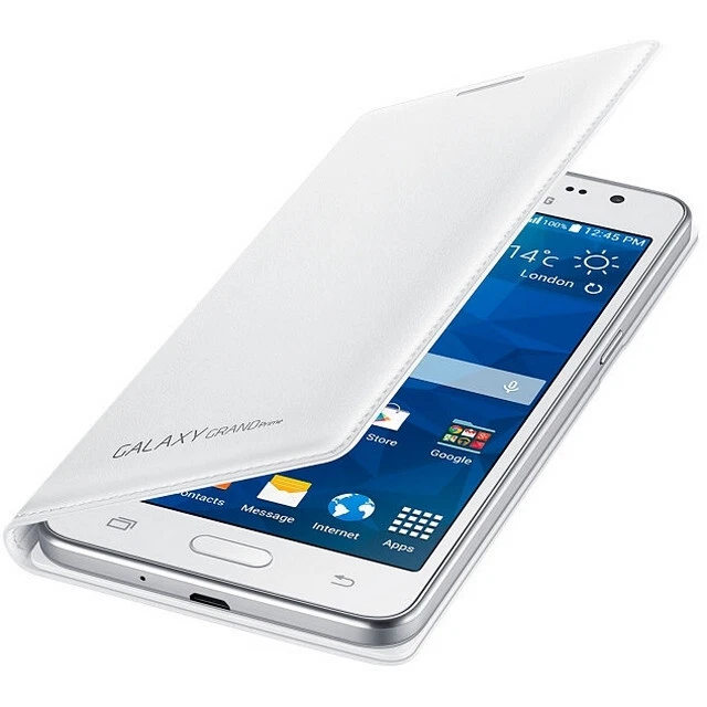 Samsung Protective Folio Case Cover for Samsung Galaxy Grand Prime White - Изображение 2 из 4