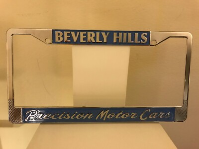 Beverly Hills Precision Motor Cars Dealership License Plate Frame ...